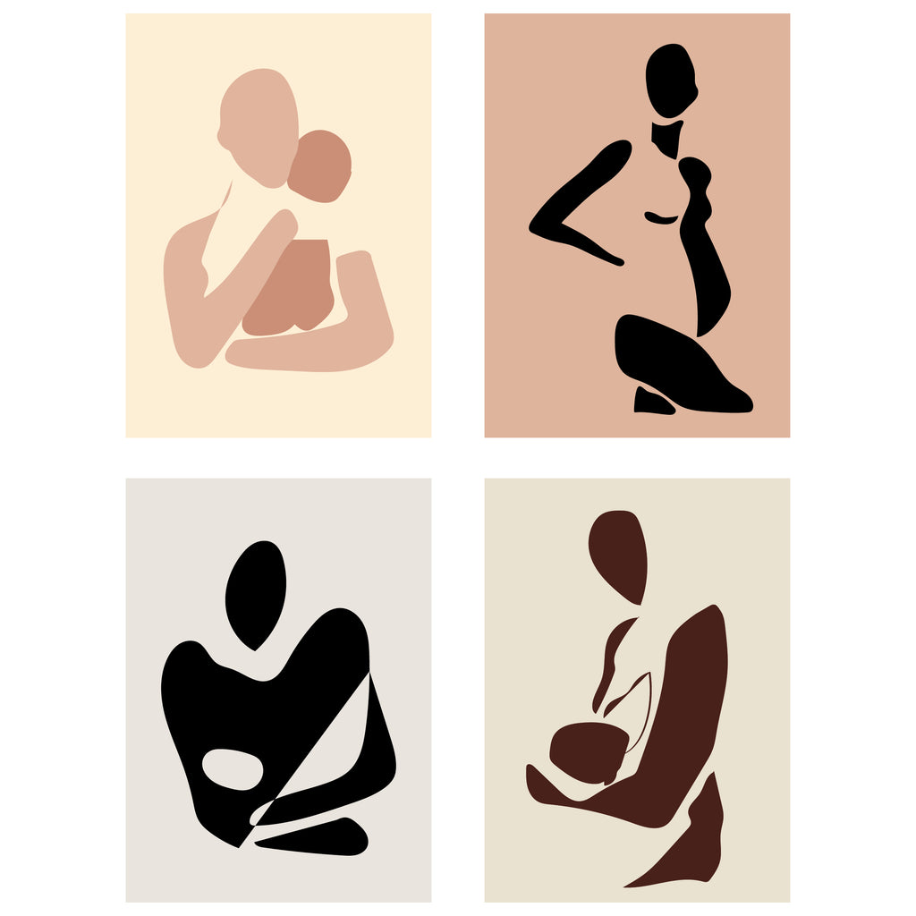 MOTHERHOOD II — set postcards